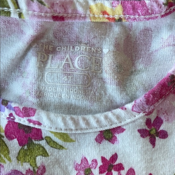 The Children's Place Floral Dress - Pink, Purple, Green - Picture 2 of 7